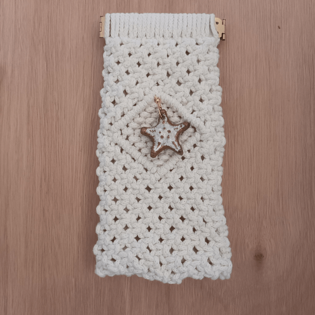 Etui à lunettes macramé "Estrella de mar"
