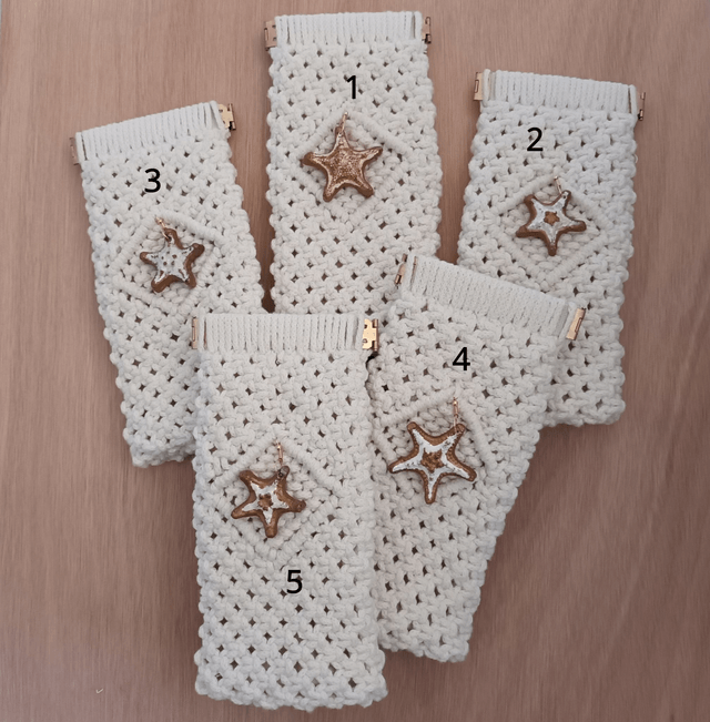 Etui à lunettes macramé "Estrella de mar"