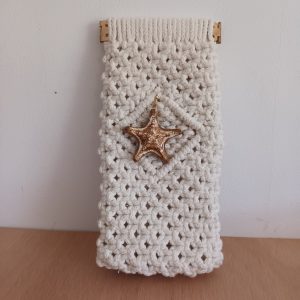 Étui à lunettes macramé « Estrella de mar »