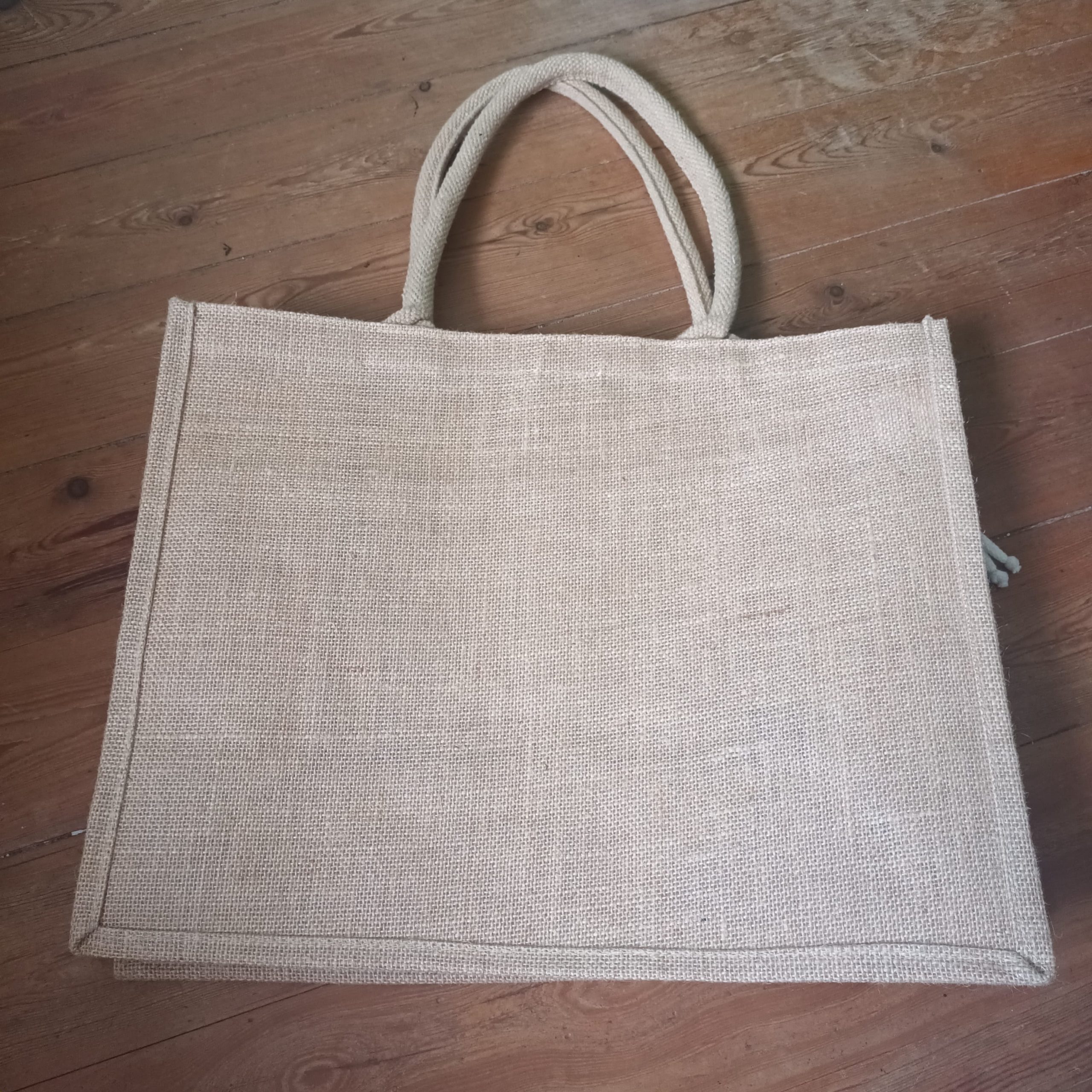 Sac cabas jute et macramé – Image 2