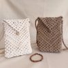 Pochette bandoulière macramé coco - Thumbnail Image 1